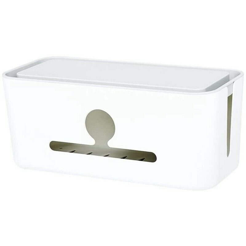 Cable Management Box, Cable Cord Organizer, Cord Management Container Cover Q9S2