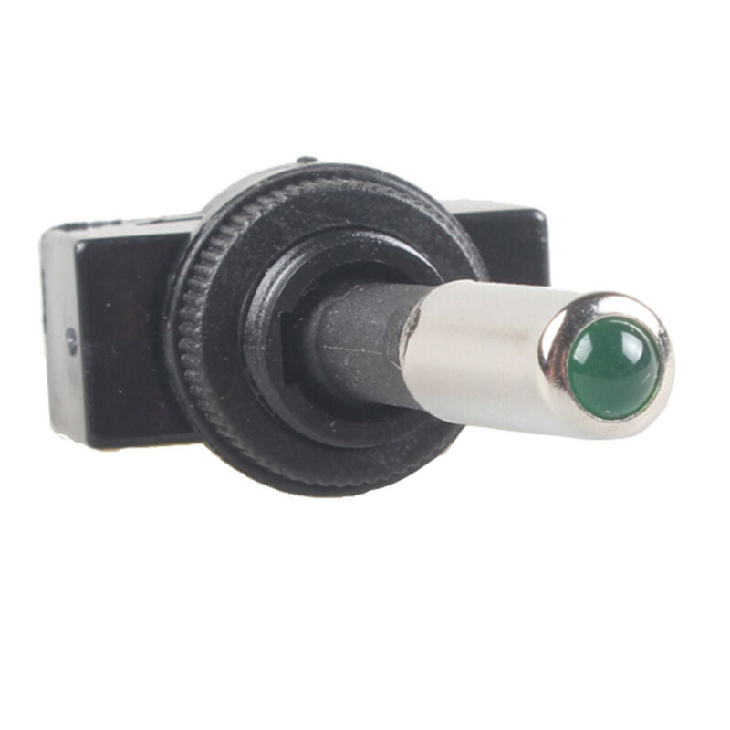 1PC 12V 20A Car Auto Green LED Light Toggle Rocker Switch 3Pin SPST ON/OF.l8