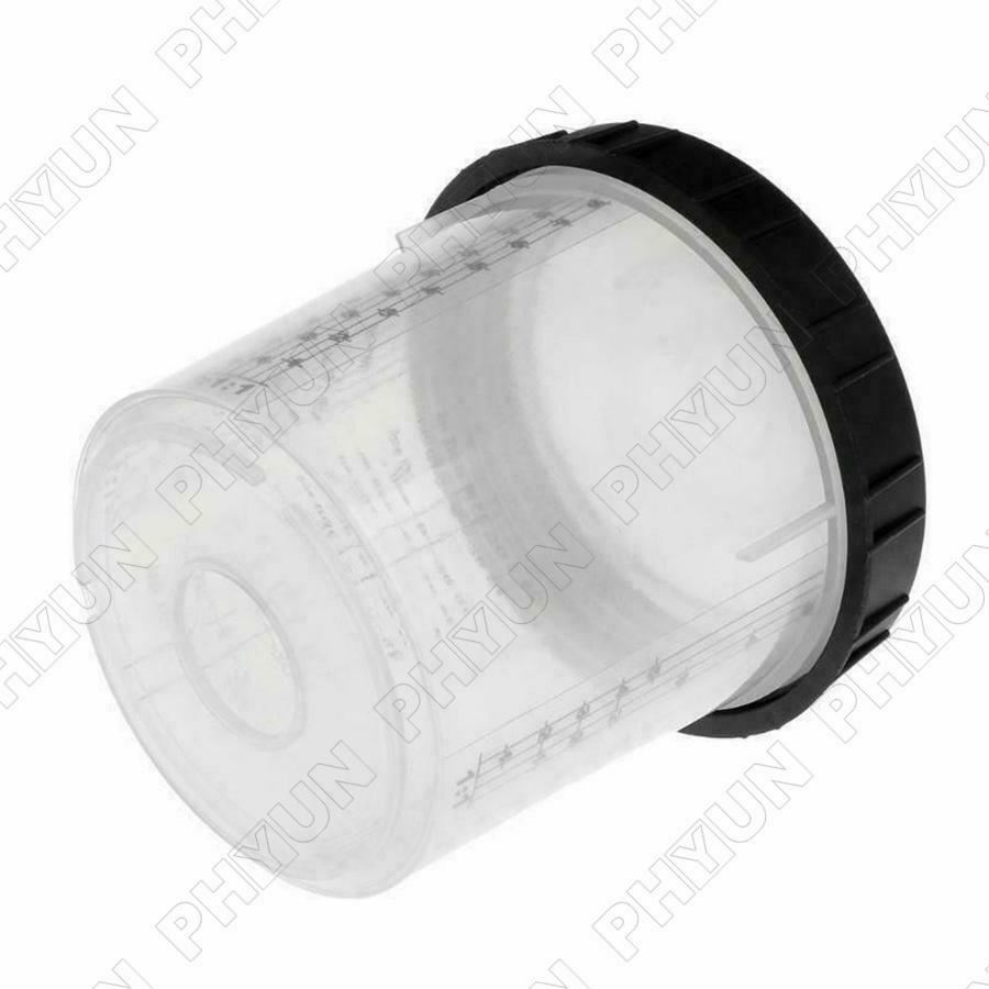 22oz 600ML Disposable Paint Cup w/ Spray Gun Fast Joint Kit For PPS Adapter