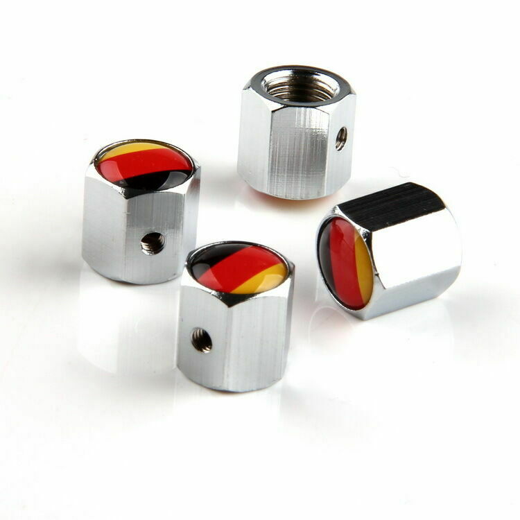 4Pcs Car Wheel Tire Valve Stems Air Cover Anti-theft Locking For VW Volkswagen