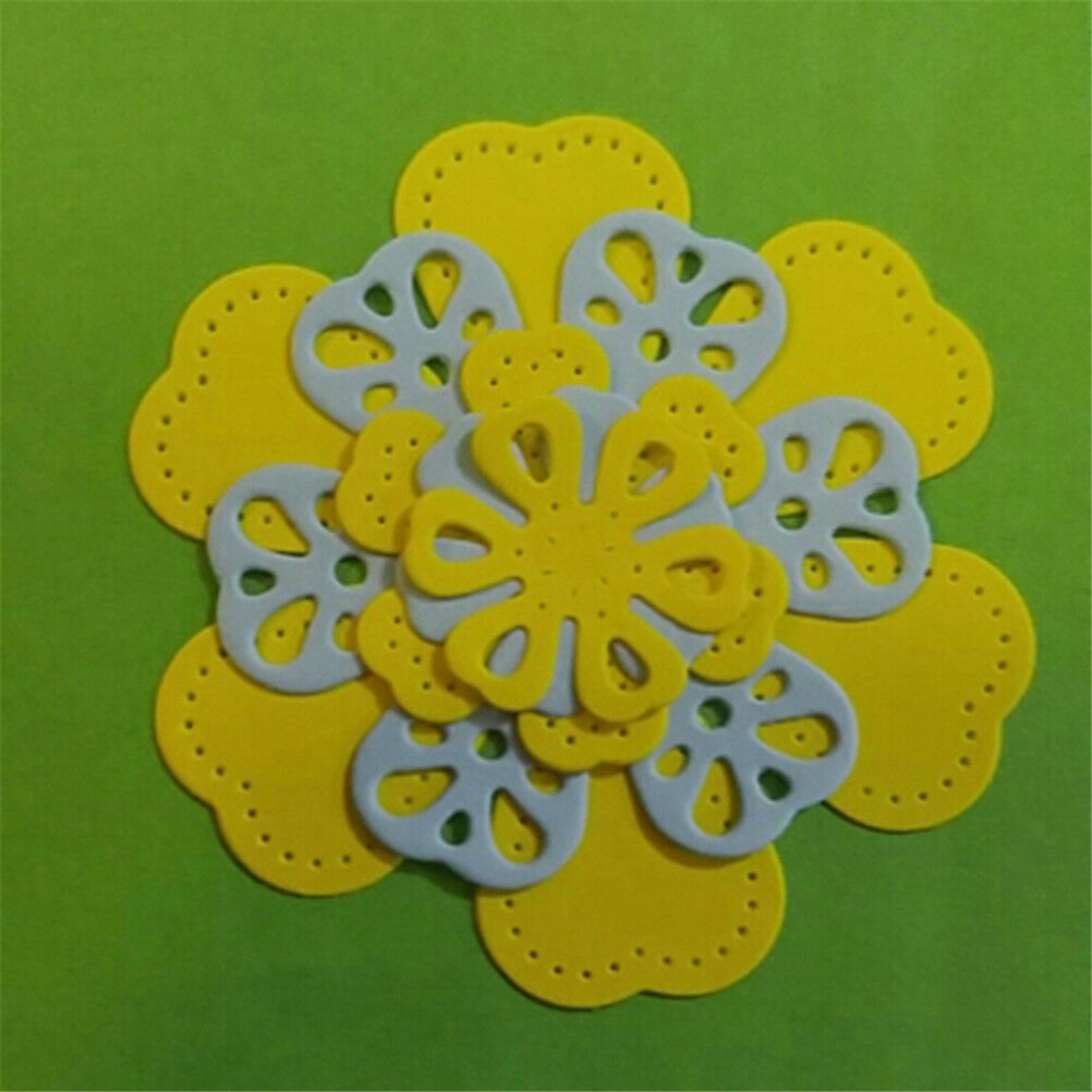 Lovely Bloosom Flower Cutting Dies Scrapbooking PhotoDecor Embossing Makin.l8