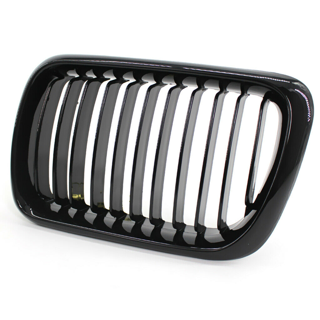 Glossy Black Front Kidney Grille For BMW E36 1997-1999 3-Series