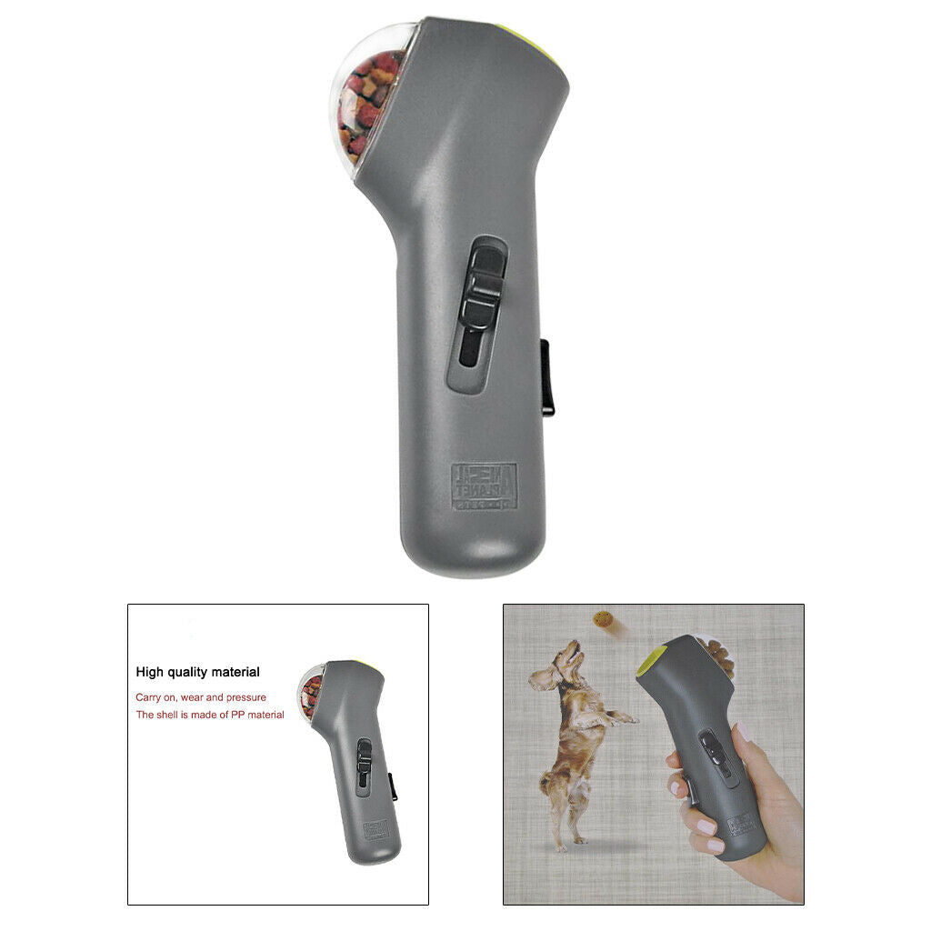 Handheld One-Size Funny Treat Launcher for Dog Cats Feeder Training Activity