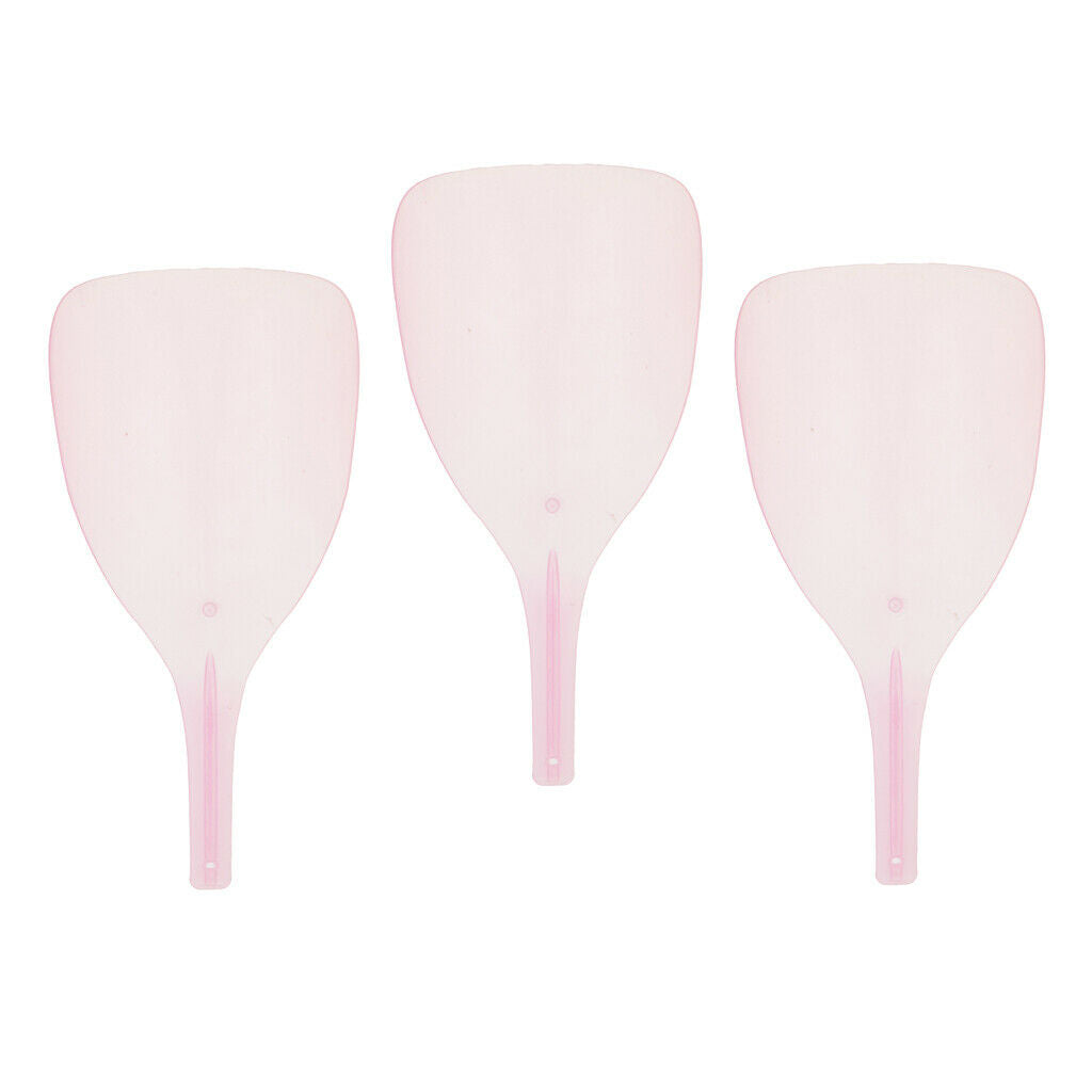 3x Styling Hairspray Face Masks Makeup Eyes Protection Shields Cover Pink