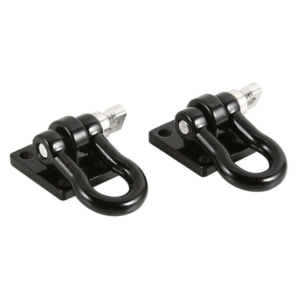 Metal Trailer Tow Hook Buckle Winch Shackles Accessories for   4 1/10 Scale RC