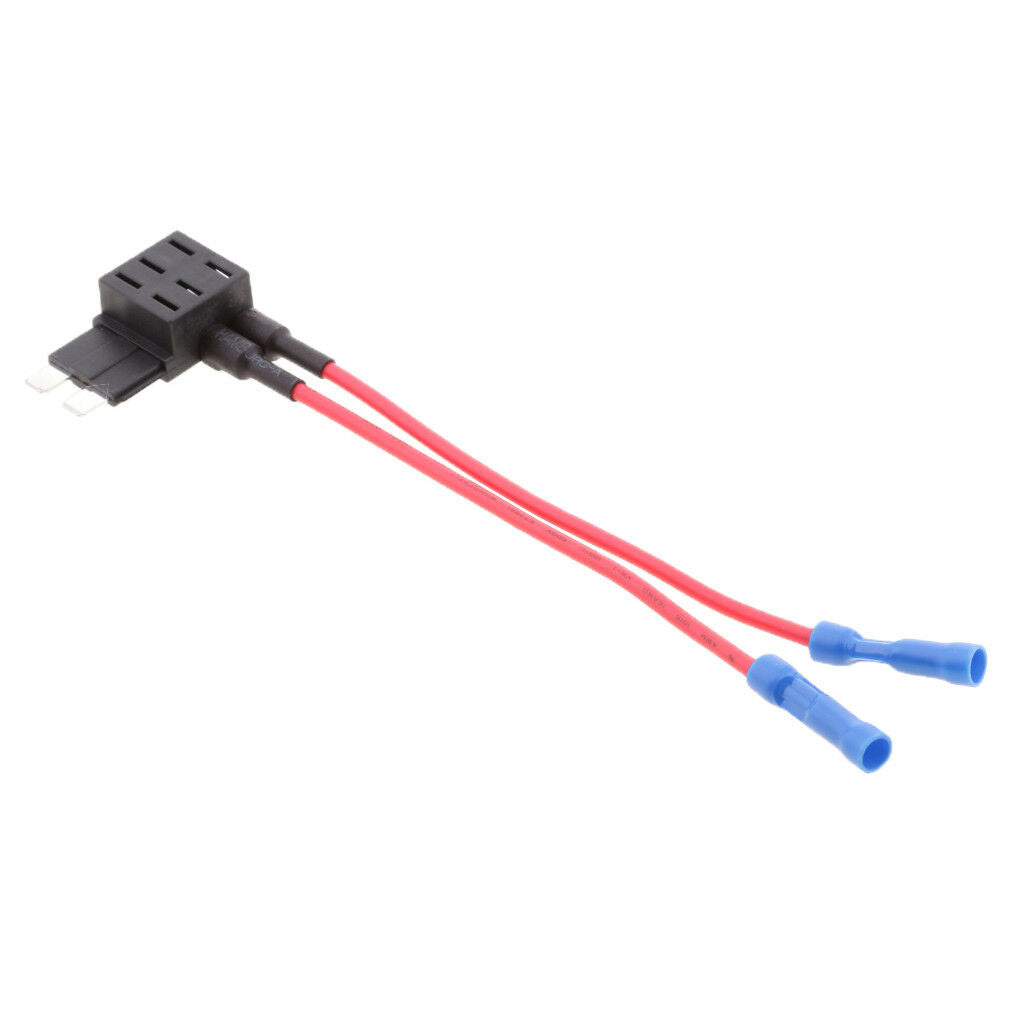 Car Automotive Audio 16Gauge 2 Wire ATC/ATO Blade Fuse TAP 3 Circuit Adapter