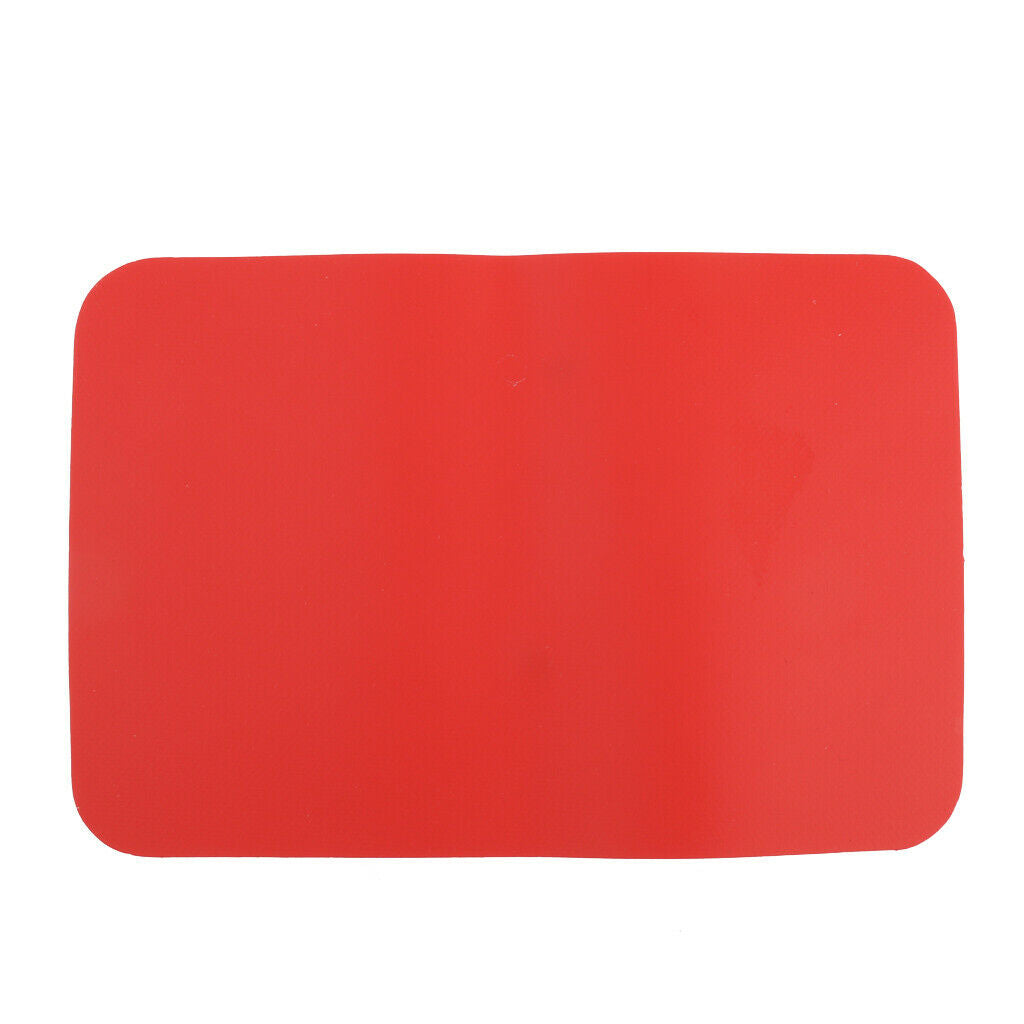 2Pcs Inflatable Boat/Dinghy/RIB PVC Repair Patch Accessories - Black & Red