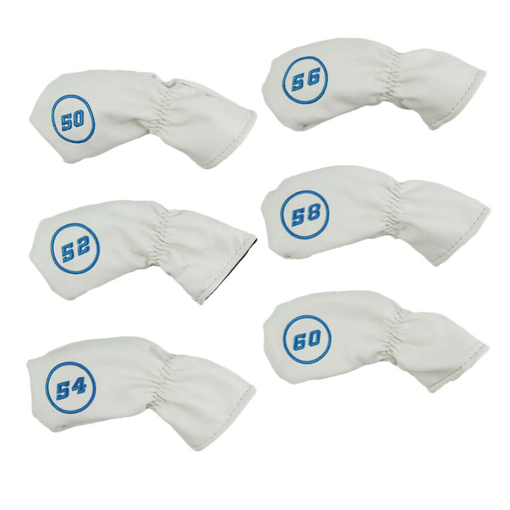 6 lot Golf Club Head Cover Irons Headcover Golf Accessories Lightweight