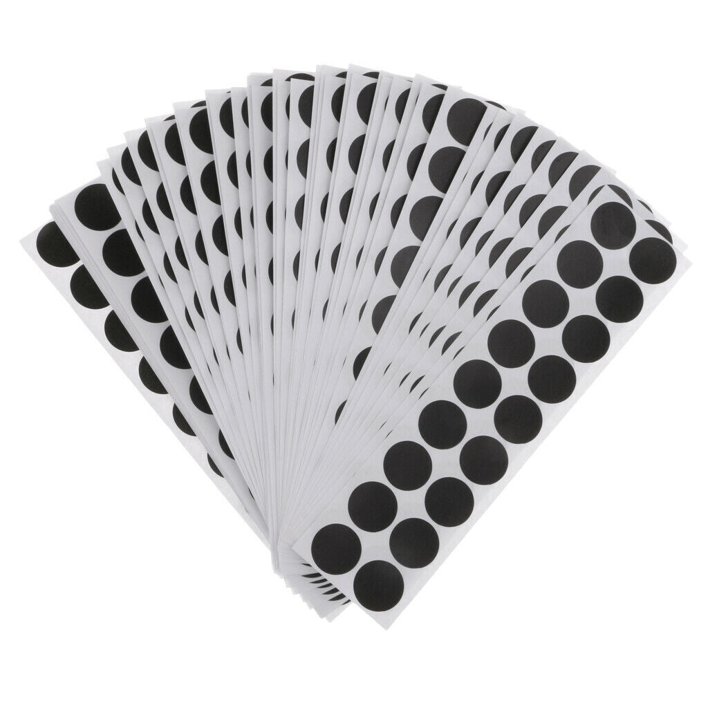 900pcs Self Adhesive Shooting Paper Target Paster Stickers Patches Black