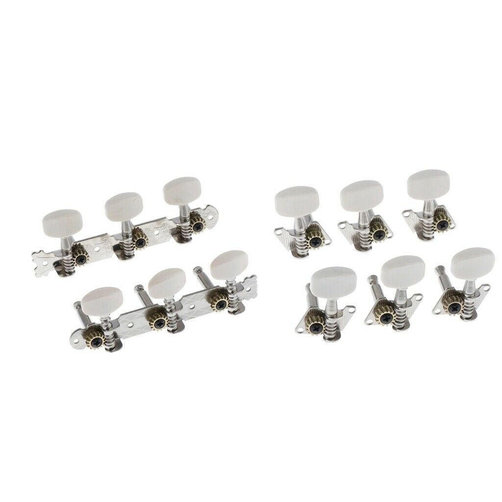 Tuning Pegs Tuners Plastic Machine Heads for Acoustic Folk Guitar 2Pcs