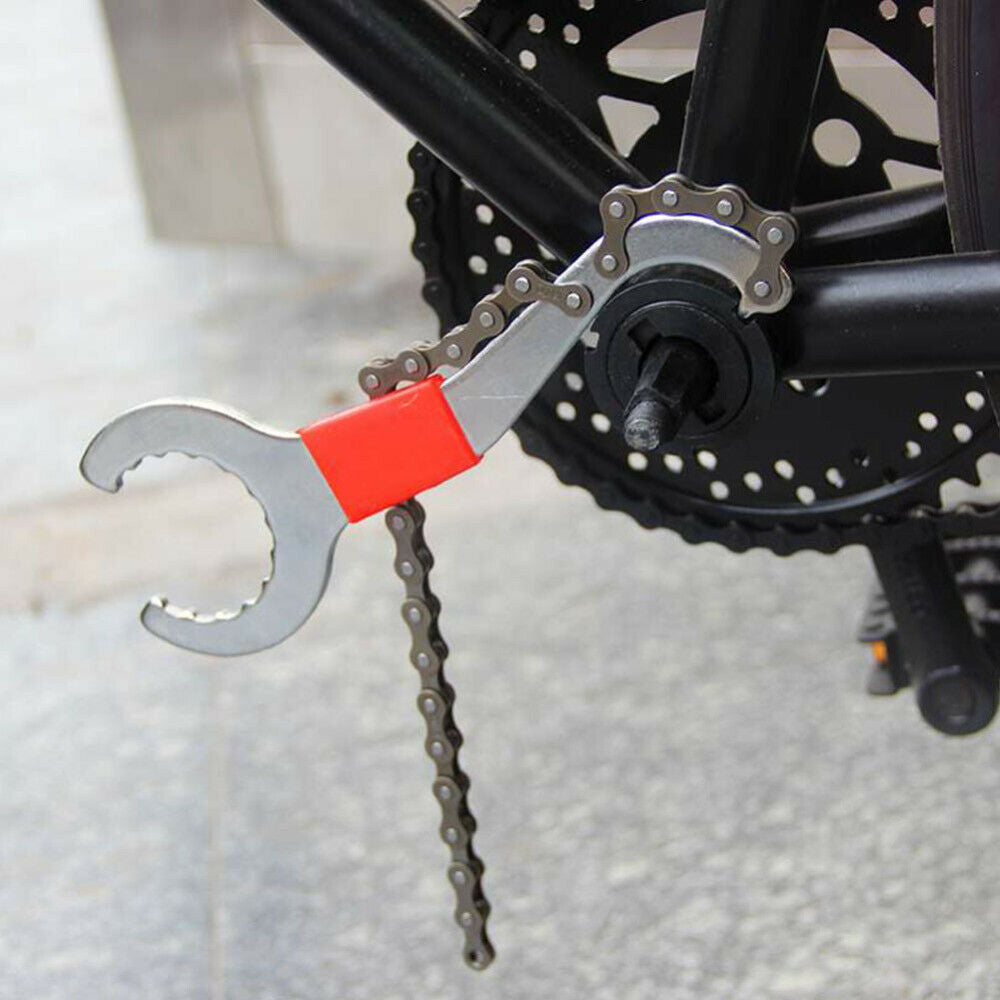 Bike Chain Whip Cassette Bottom Bracket Freewheel Spanner Repair Wrench Tool