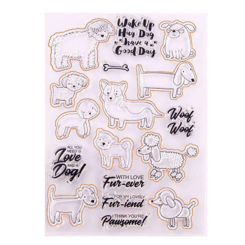 Sheep Seal Stamp with Cutting Dies Stencil Set DIY Scrapbooking Embossing Photo