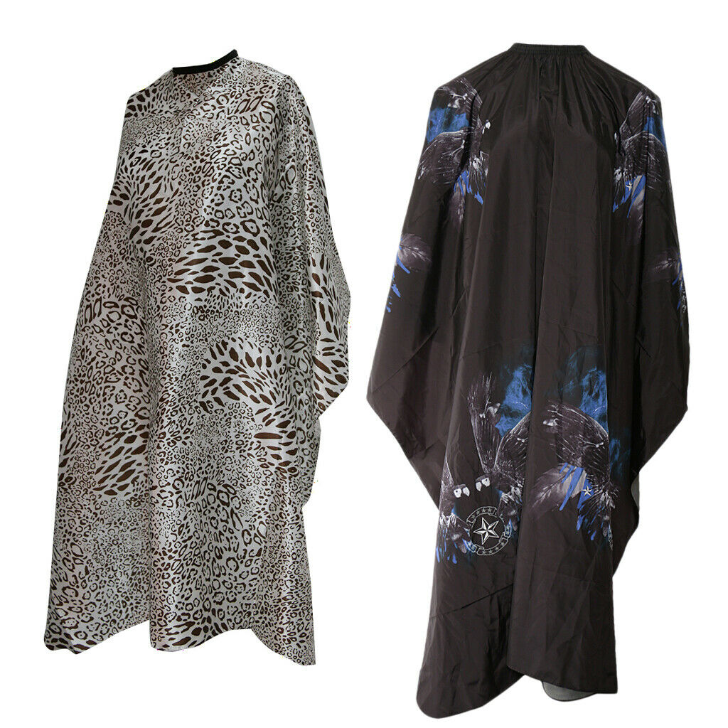 2 Pieces Washable Hair Cutting Capes Gowns Barber Shop Gown Cloth Apron