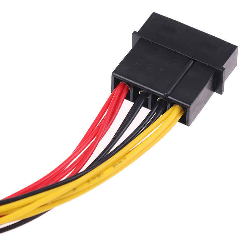 4Pin Molex to 3Pin Fan Power Cable Adapter Connector 12V 7V 5V Cooling Fa.l8
