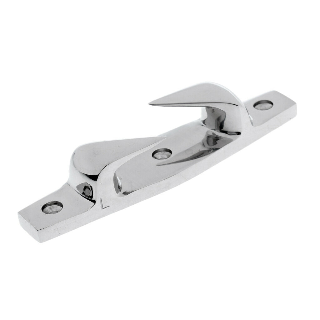 2 Pieces 6" Stainless Steel Skean Boat Deck Dock Line Yacht Rope Cleat Chock