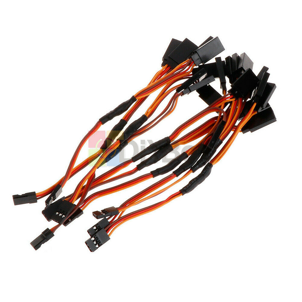 10Pcs 150mm Servo RC Y Style Male to Female JR Wire Cord Extension Lead Cable