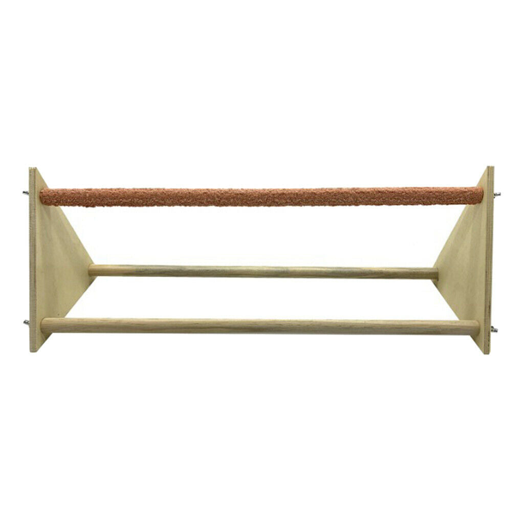 Chicken Perch Natural Wooden Chicken Stand, 40cm/15.75 Inches in Length