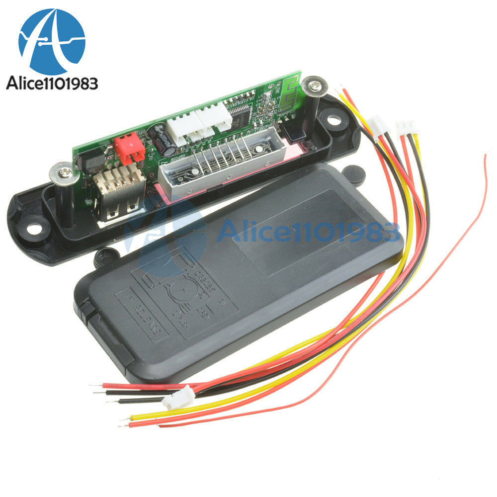 Wireless Bluetooth 12V MP3 WMA Decoder Board Audio Module USB TF Radio For Car