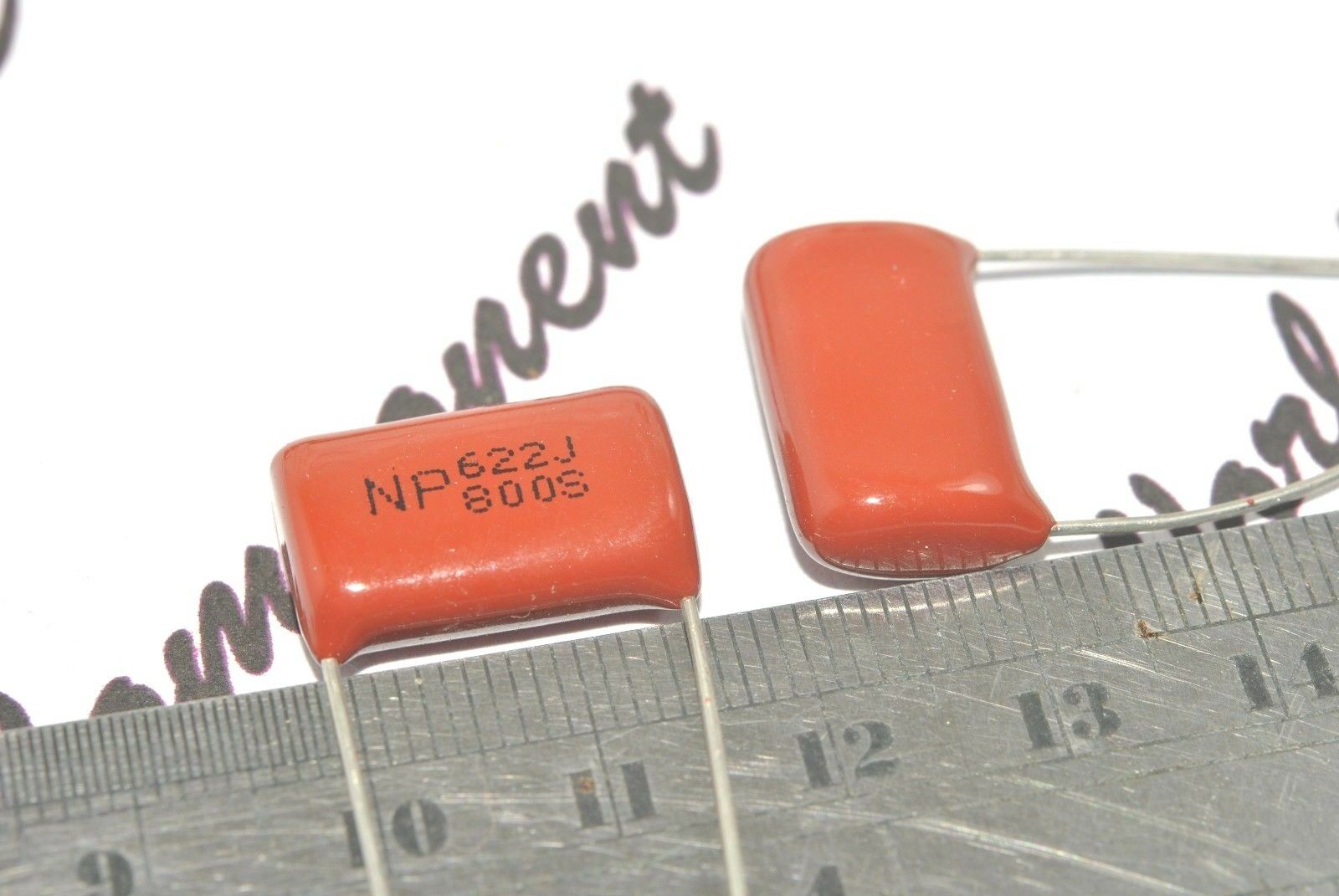 10pcs - SEORYONG NP 6200P (6200pF 6.2nF) 800V 5% Radial Film Capacitor