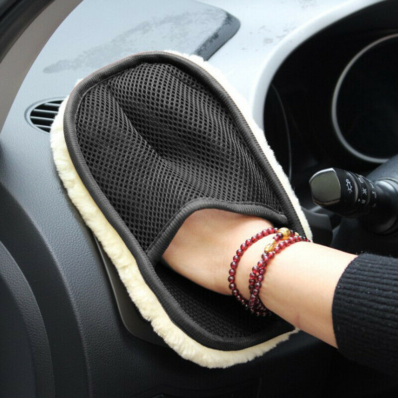 Car Styling Wool Soft Car Washing Gloves Cleaning Brush  Auto Replacem FtDFAU