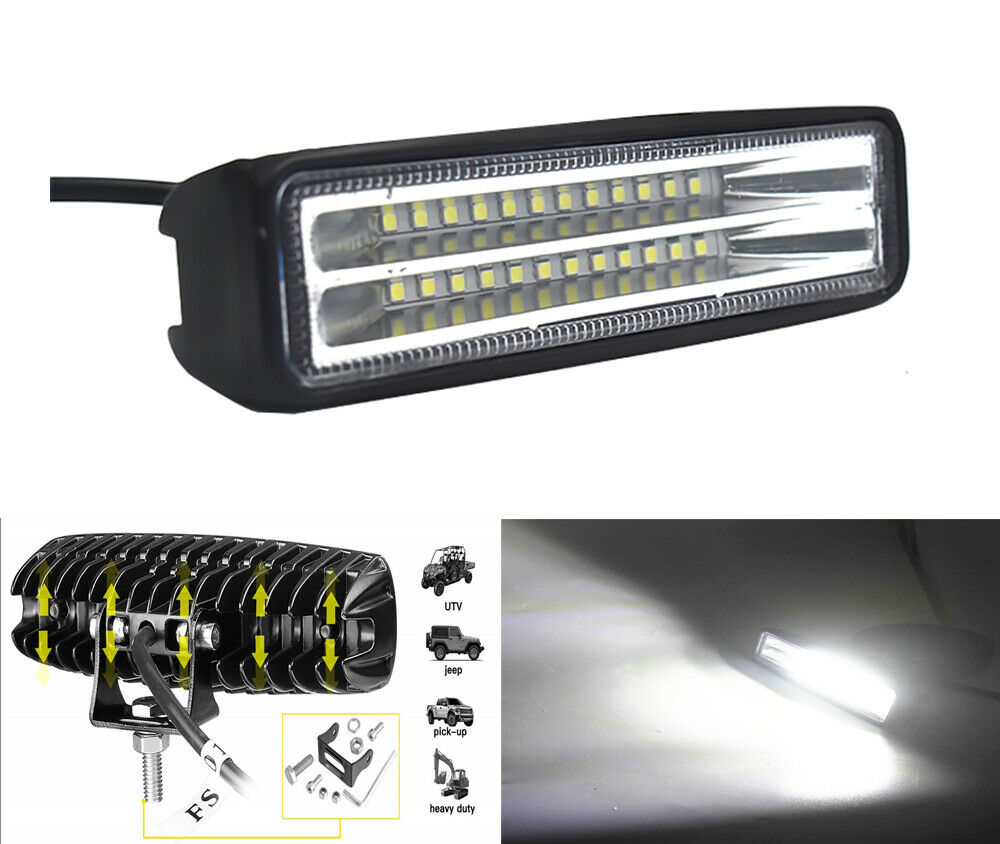 1X 72W Led spot work light For Trucks, SUV Off-road, Engineering Vehicles, Cars