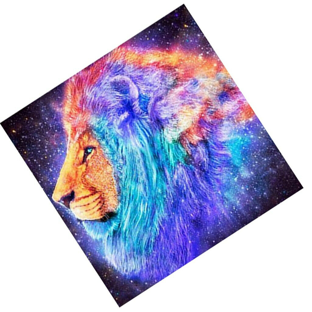 5D DIY Diamond Painting Animal Embroidery Art Craft For Home Decor Lion 1