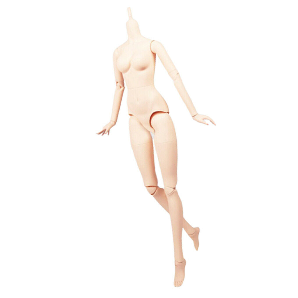 60cm BJD Body without Head DIY Crafts Replacements Practice Parts Accessory