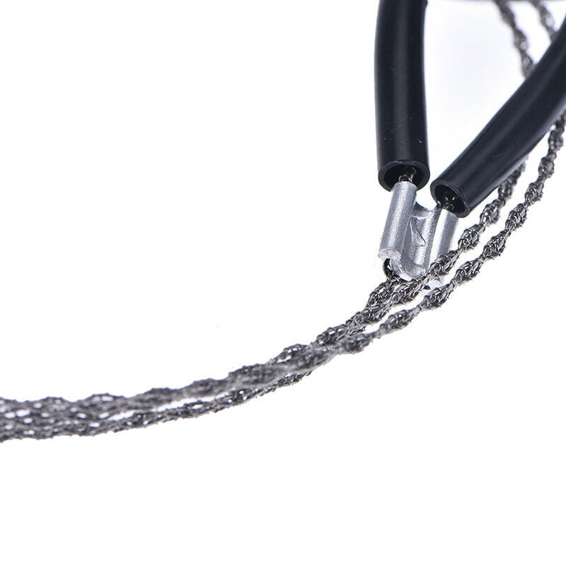 Lightweght Stainless Steel Wire Saw Outdoor Survival ToolKit Survival Saw Gea Kt