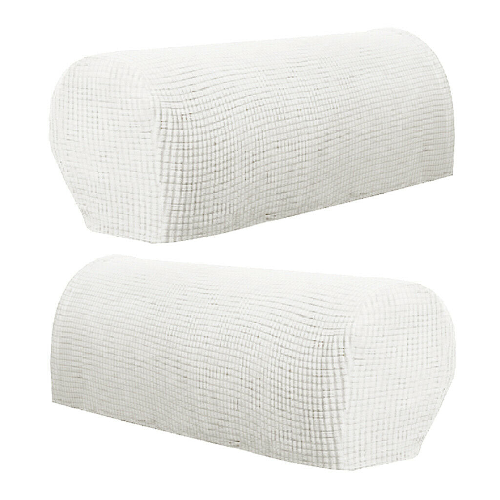 Stretch Armrest Covers Couch Slipcovers, 2 Pieces Comfortable Furniture Cover