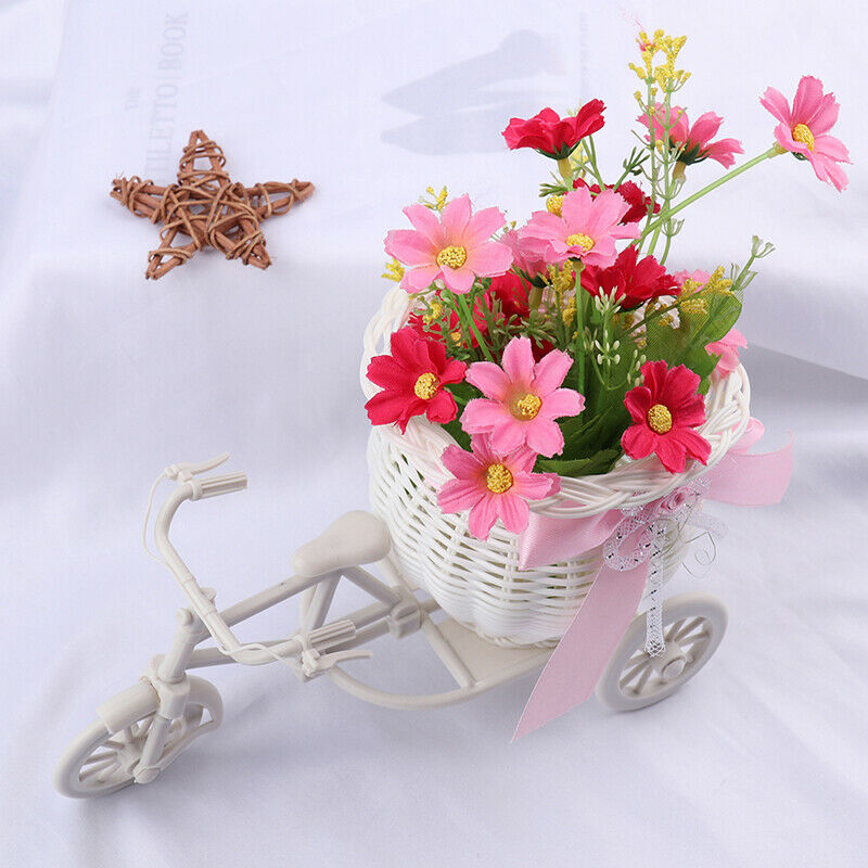 Flower Basket Container Home Vase Wedding Bike Tricycle Home Wedding Deco.l8