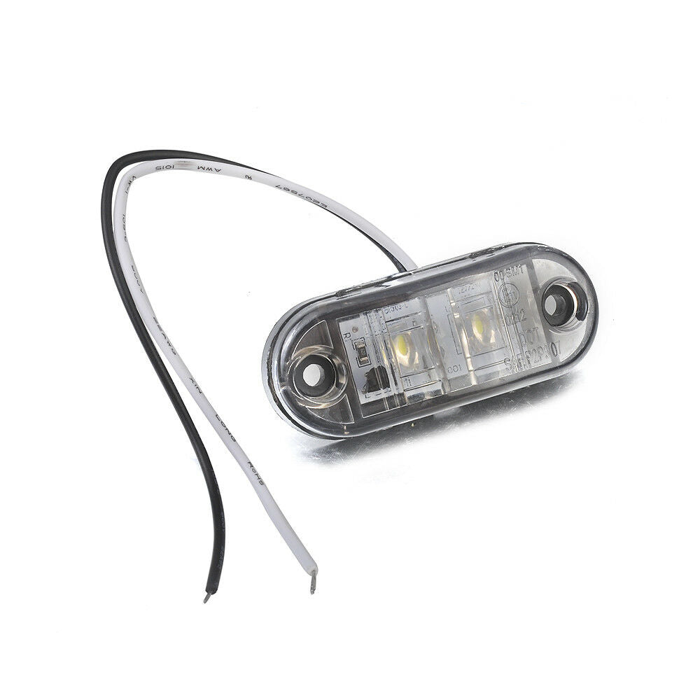 LED super Amber Side Marker Clearance Light Lamp Car Truck Trailer Caravan 12V