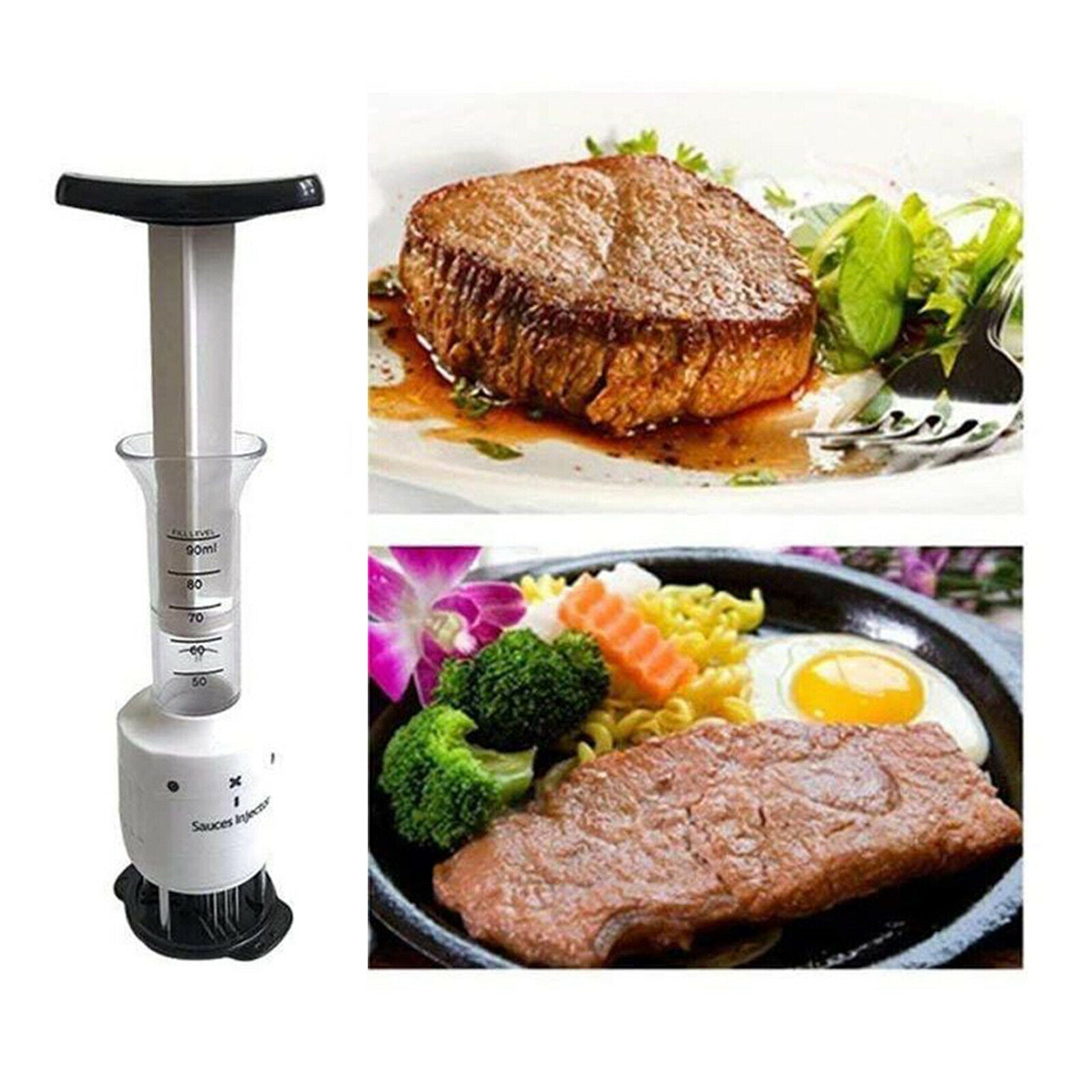 Meat Tenderizer Meat Injector Needle for Tenderizing Chicken Kitchen BBQ
