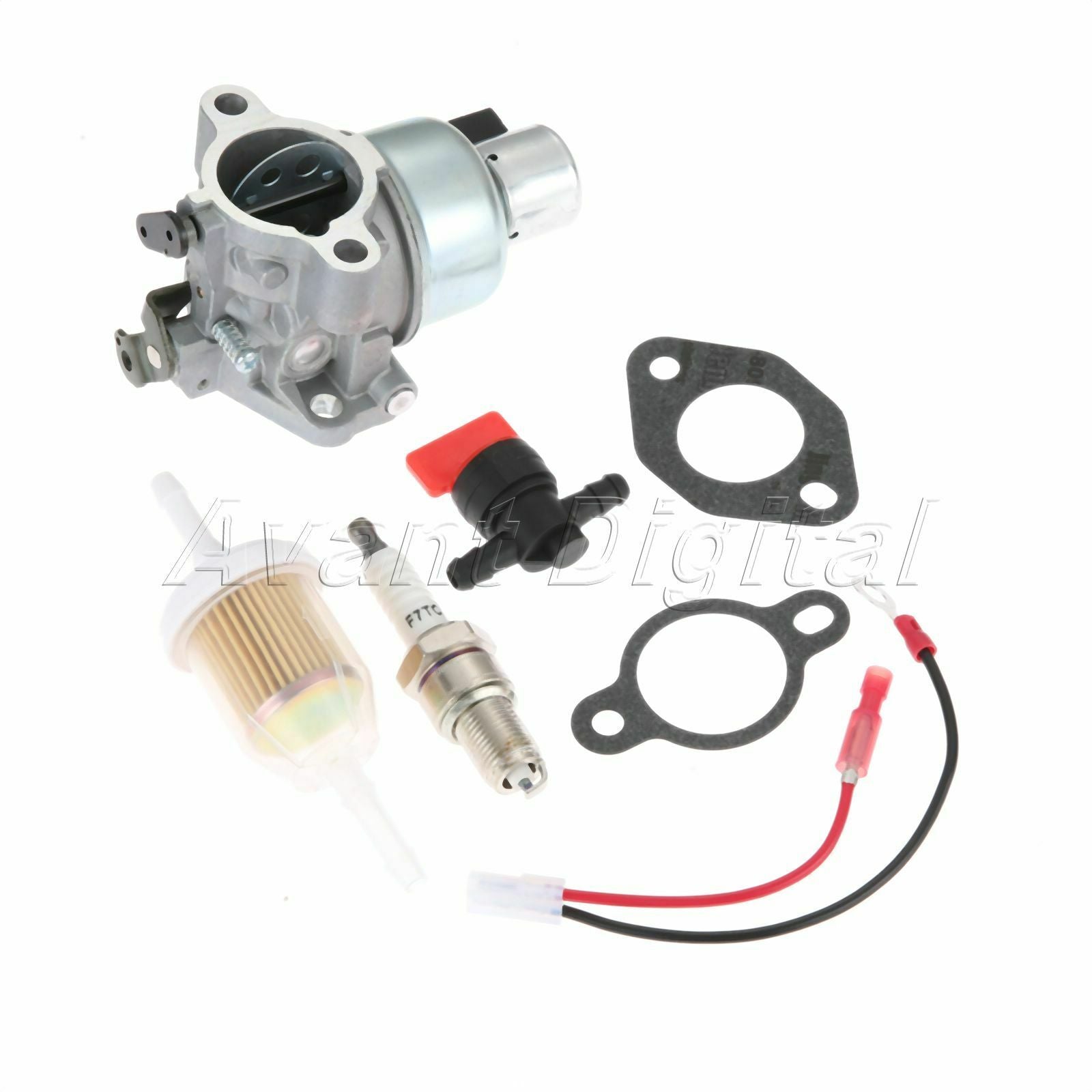 20-853-33-S Carburetor + Fuel Filter Fit For Kohler Courage Series SV470 SV480