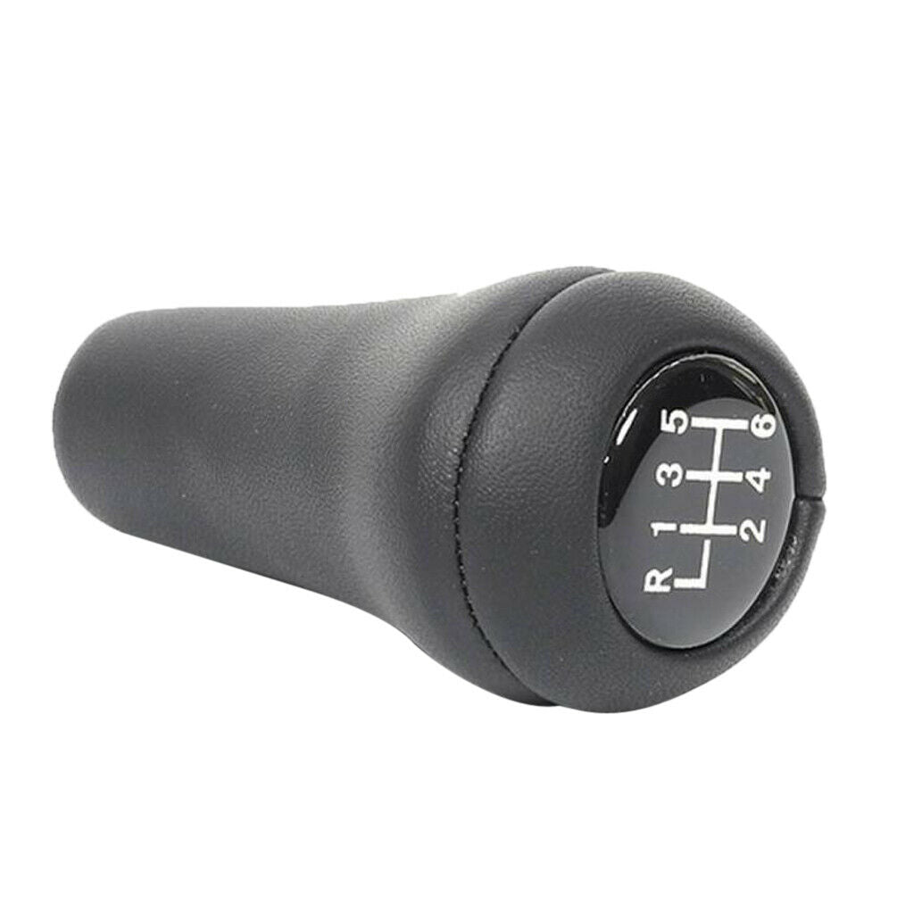 6 Speed Leather Gear Shift Knob Shift Lever Handball for BMW 5 7 Series