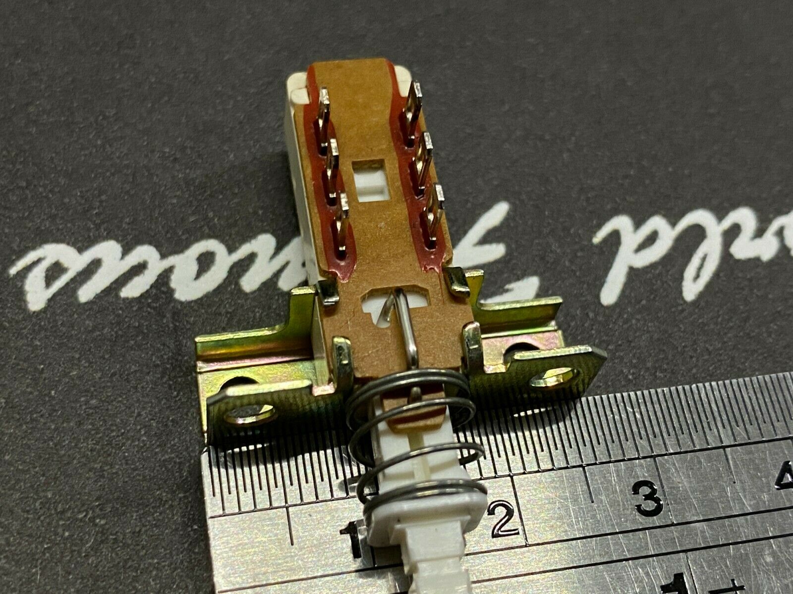 1pcs - TOKO-S 125Vac Push Button Switch - NOS MADE IN JAPAN