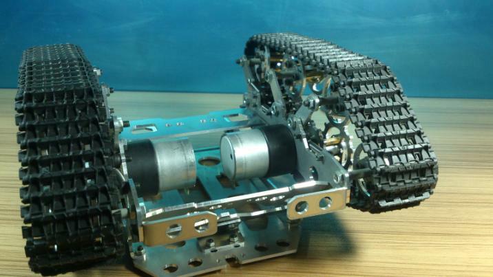 Metal Independent Suspension System Caterpillar Robot Tank chassis For Arduino