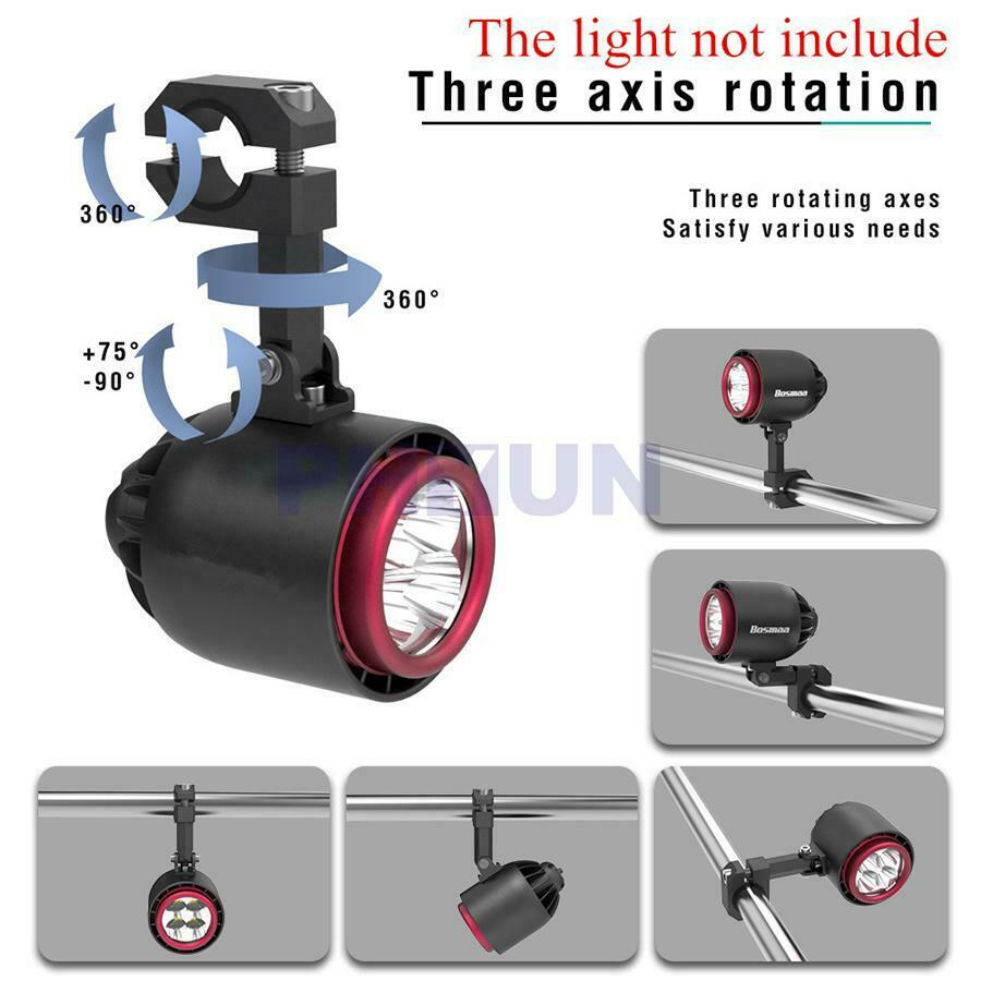 1x CNC Aluminum Black G96 Motorcycle Headlight Bracket For For 20-26mm Fork Tube