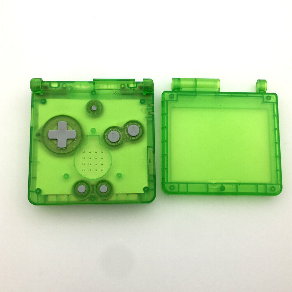 Transparent Green Housing Cover For Nintendo Game Boy Advance SP GBA SP Shell