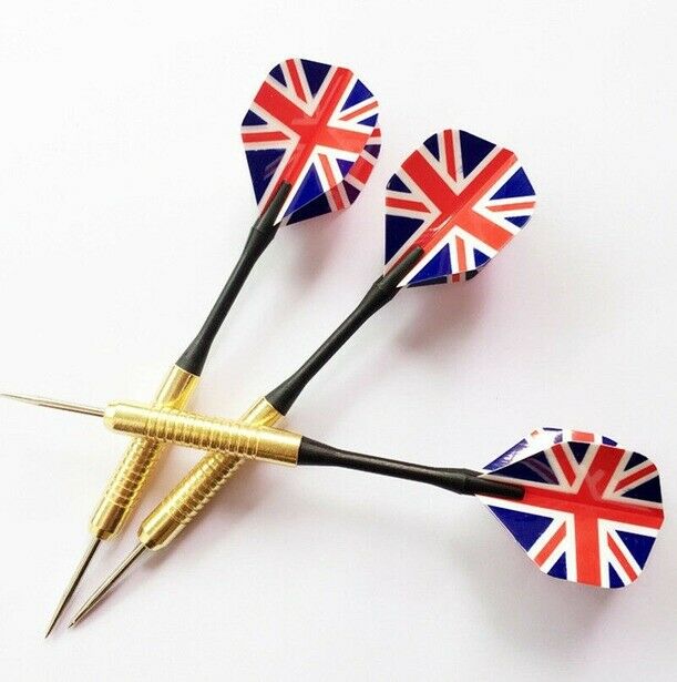 6pcs Darts Steel Needle Tip Darts Nice National Flag Flights In Door Games sales