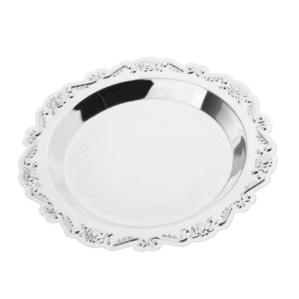 2x European Style Cakes Plate Spaghetti Plate For Home Wedding Decoration
