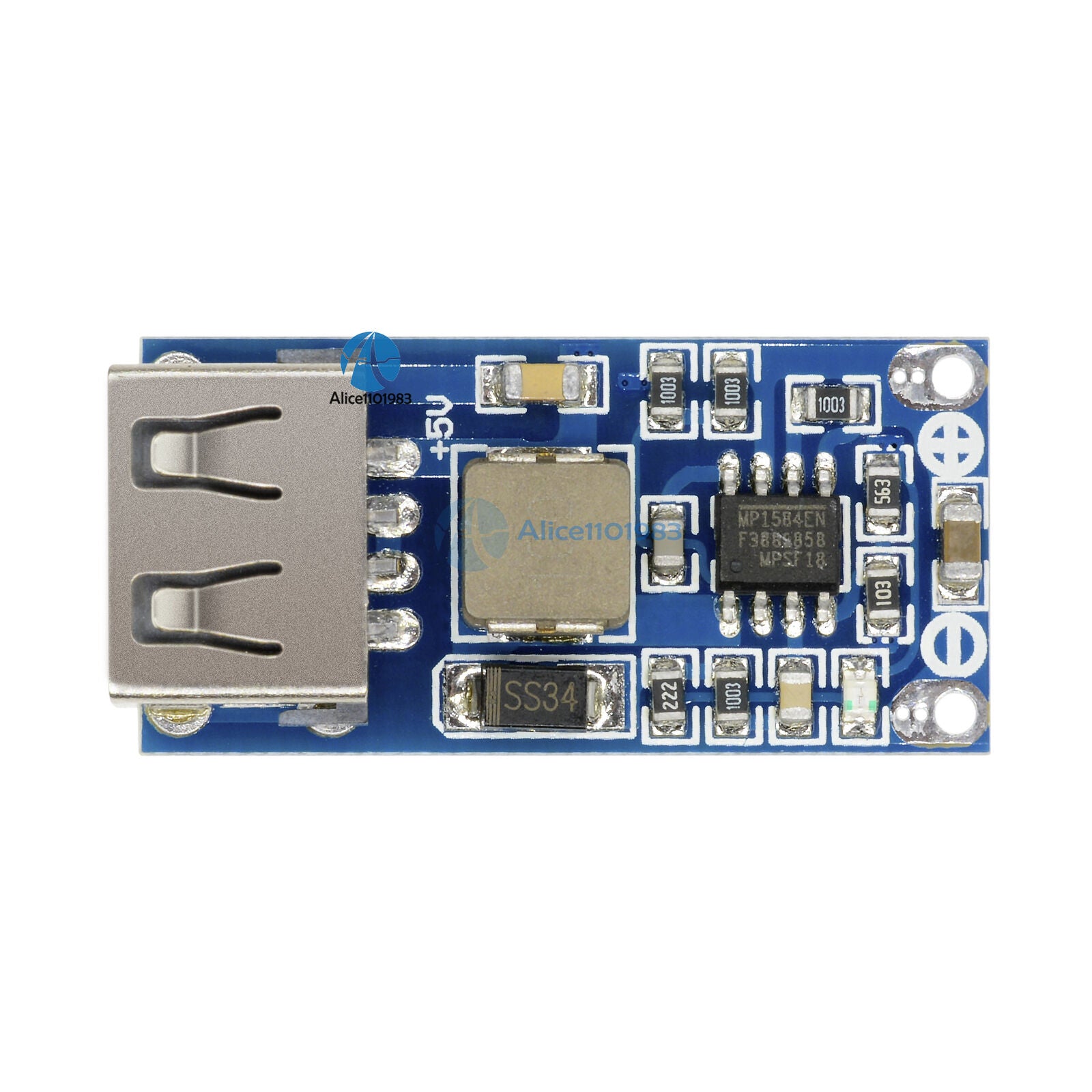 DC-DC USB Buck Regulator Converter 9/12/24V to 5V Step-down Power Supply Module