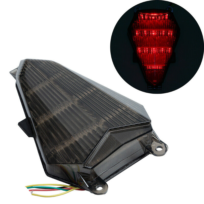Rear Brake Stop Tail Light LED Turn Signal Light ABS For Yamaha YZF R6 2006-2007
