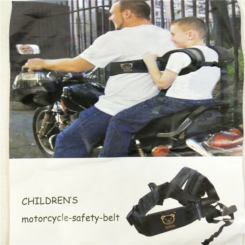 Motorcycle Scooter Child Kid Safety Belt Strap Baby Riding Protect 1-12 Year Old