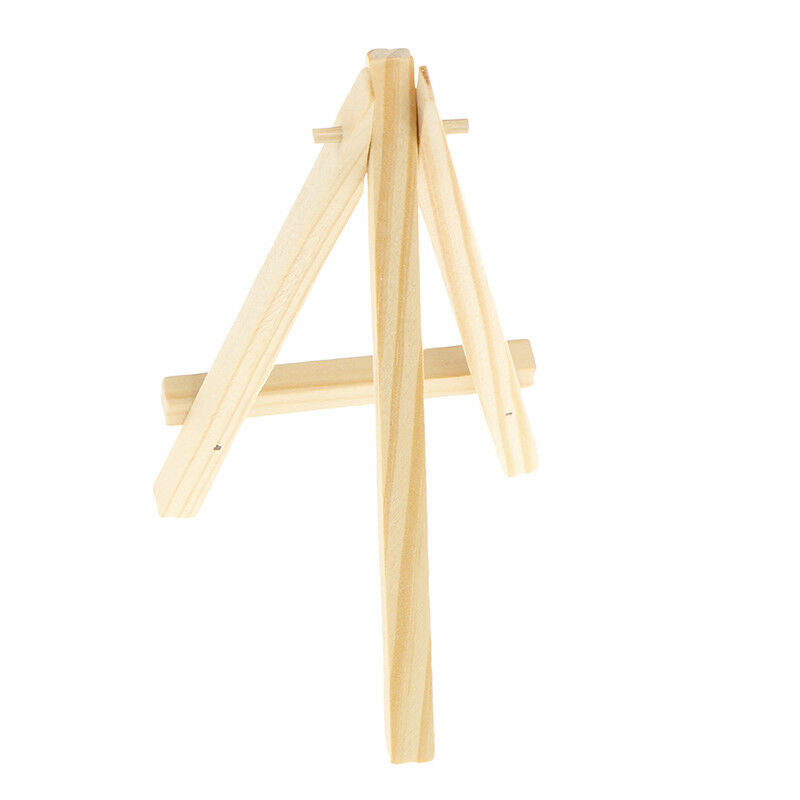 5pcs Mini Artist Wooden Easel Wood Wedding Table Card Stand Display Holder B Lt