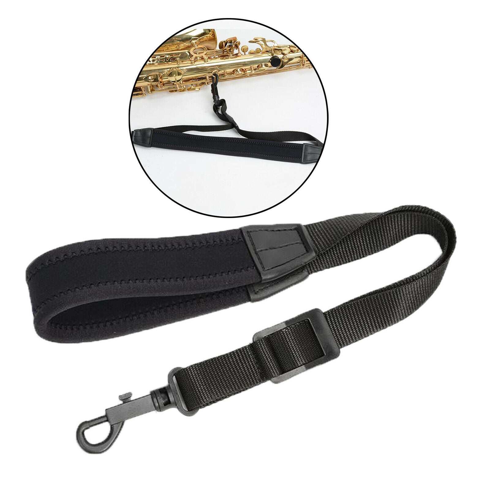 Saxophone Clarinet Neck Strap for Sax Tenor Baritone Horn Music Instrument