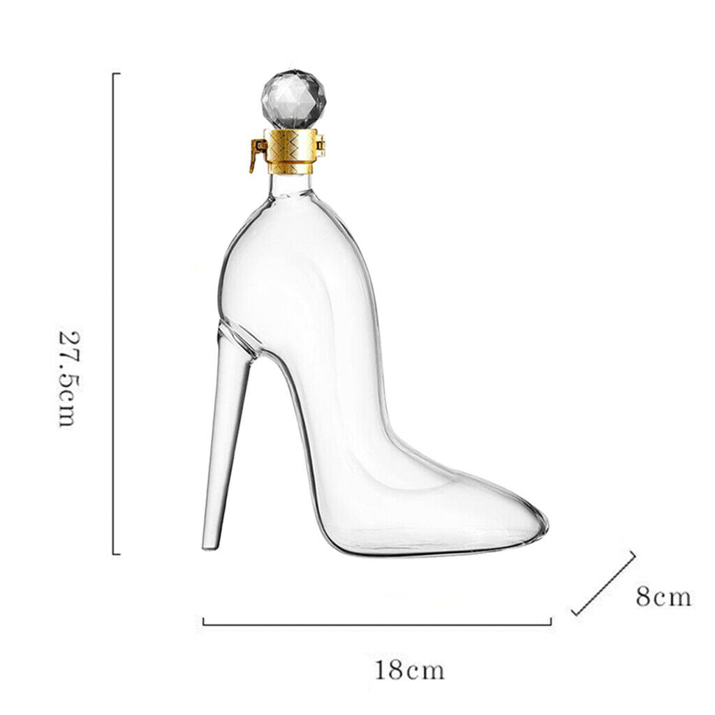 Decanter Crystal Glass Wine Bottle Liquor Dispenser Ladies Gift