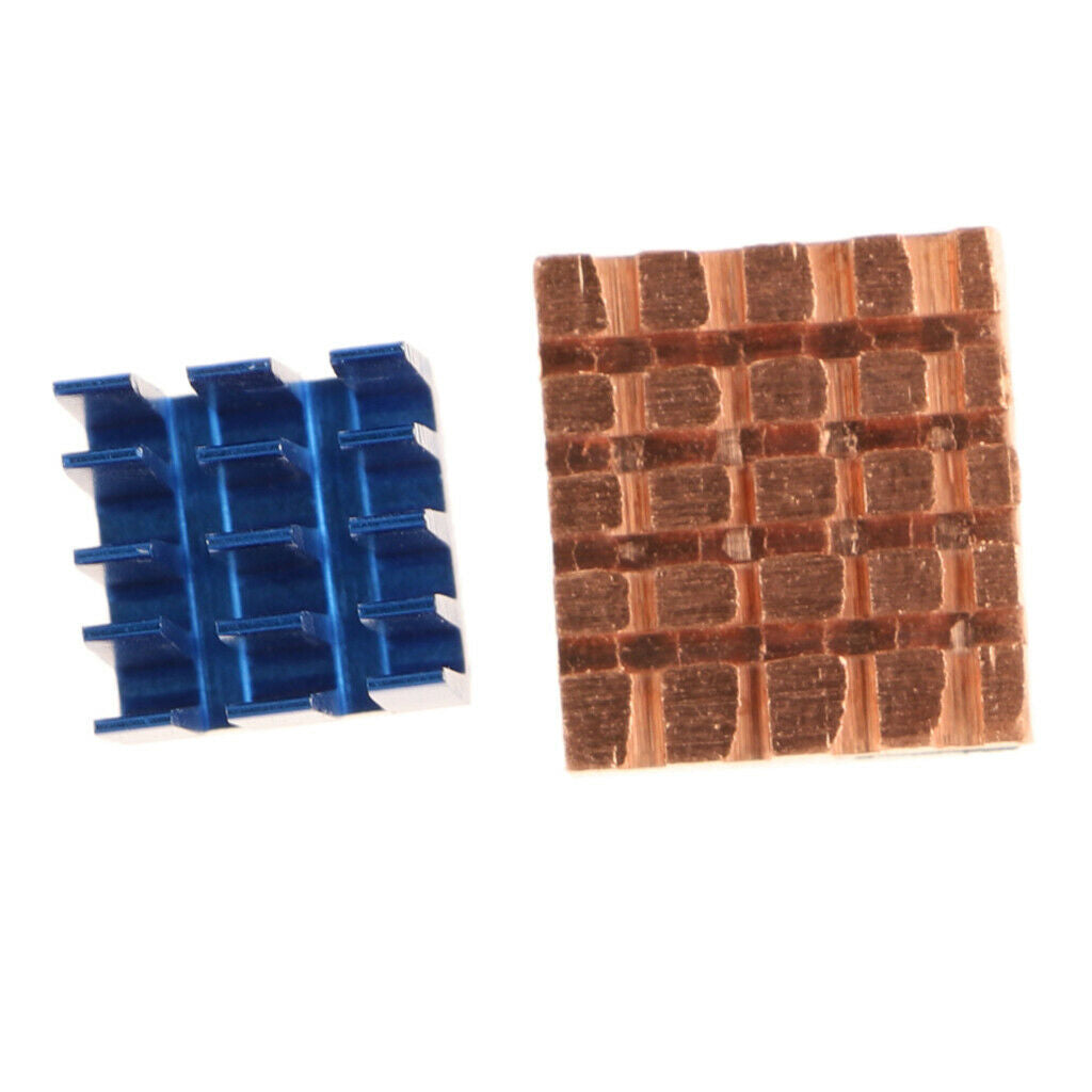 Copper Aluminium Cooling Kit Heat Sinks with Thermal Pad for Raspberry Pi
