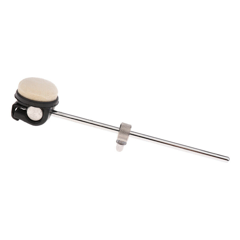 High Grade Cotton Felt Drum Step Pedal Beater Hammer Percussion Accessory