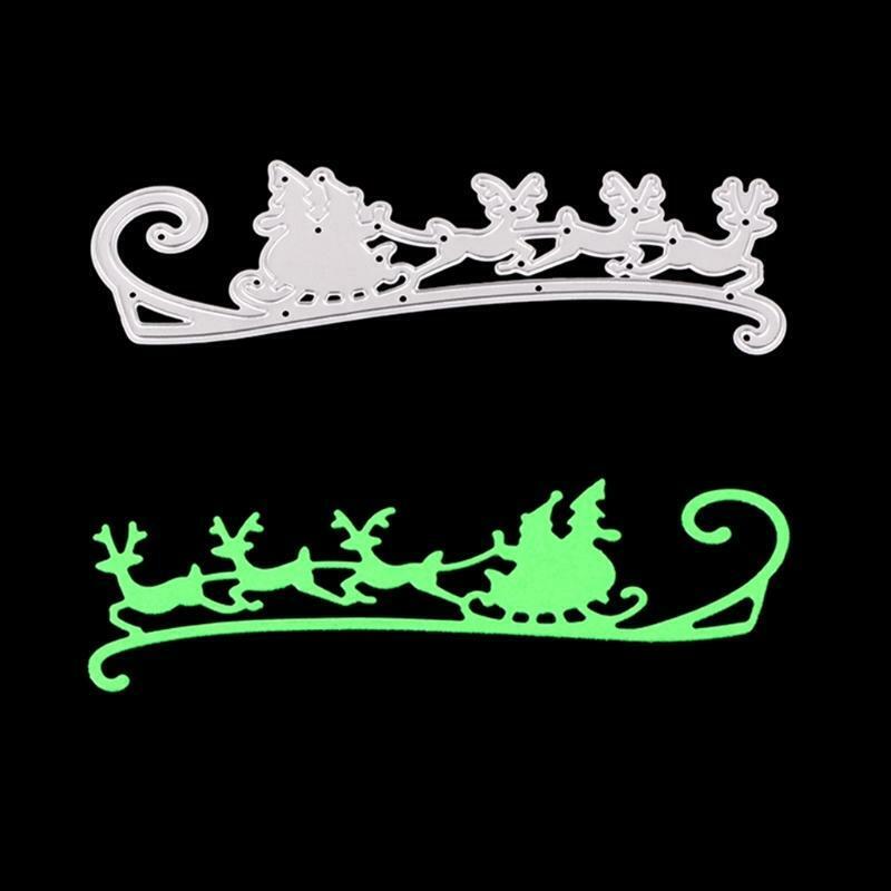 Christmas Sled Metal Cutting Dies Stencil DIY Scrapbooking Album Paper Card Mold