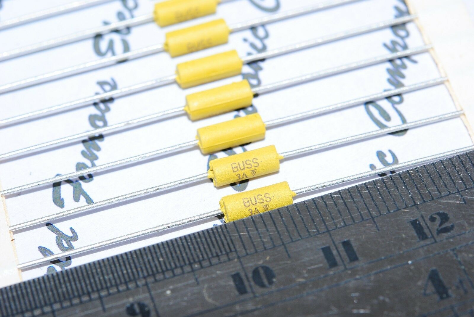 10pcs - BUSSMANN (BUSS) 0.5A (1/2A) MCR-1/2 MICROTRON FUSE - AXIAL